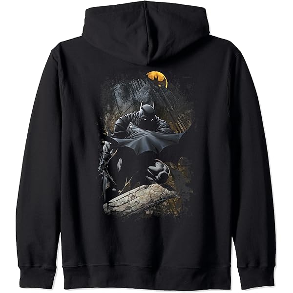 Amazon.com: Batman Bat Kiss Zip Hoodie : Clothing, Shoes